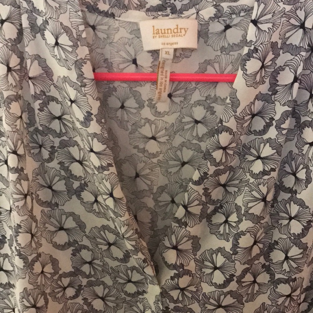 Laundry by Shelli Segal Floral Blouse (XL) - Picture 2 of 4